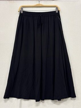 Black Women’s A-Line Drawstring Skirt